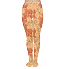 Orange Beautiful With Yellow And Orange Alstroemeria Women s Tights by CoolDesigns