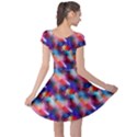 Colorful Pattern Abstract Geometric Pattern Cap Sleeve Dress View2