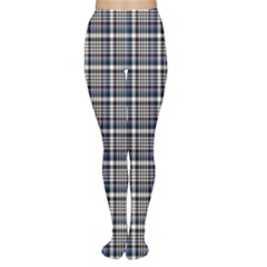 Dark Plaid Pattern Tights by CoolDesigns