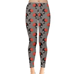 Colorful Pattern With Skulls Leggings by CoolDesigns