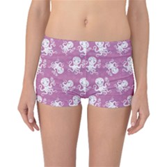 Purple Cute Octopus Stylish Design Boyleg Bikini Bottoms by CoolDesigns