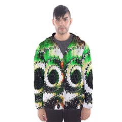 Fractal Universe Computer Graphic Hooded Wind Breaker (men) by Simbadda