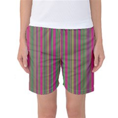 Lines Women s Basketball Shorts by Valentinaart
