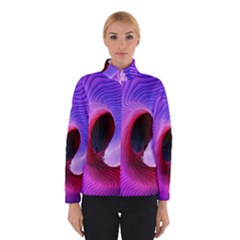 Digital Art Spirals Wave Waves Chevron Red Purple Blue Pink Winterwear by Mariart
