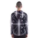 Black And White Bubbles On Black Hooded Wind Breaker (Men) View2