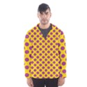 Polka Dot Purple Yellow Orange Hooded Wind Breaker (Men) View1