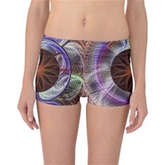 Background Image With Hidden Fractal Flower Reversible Bikini Bottoms by Simbadda