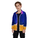 Wave Waves Chefron Color Blue Pink Orange White Red Purple Wind Breaker (Kids) View2