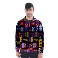 Abstract A Colorful Modern Illustration Wind Breaker (men) by Simbadda