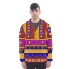Abstract A Colorful Modern Illustration Hooded Wind Breaker (men) by Simbadda