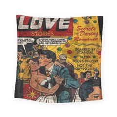 Love Stories Square Tapestry (small) by Valentinaart