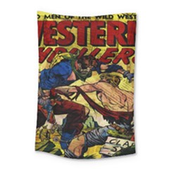 Western Thrillers Small Tapestry by Valentinaart