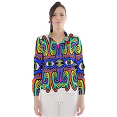 Abstract Shape Doodle Thing Wind Breaker (women) by Simbadda