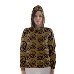 Art Abstract Artistic Seamless Background Hooded Wind Breaker (women) by Simbadda