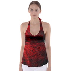 A Large Background With A Burst Design And Lots Of Details Babydoll Tankini Top by Simbadda