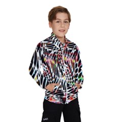 Abstract Composition Digital Processing Wind Breaker (kids) by Simbadda