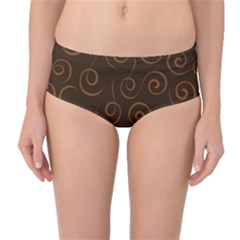 Pattern Mid-waist Bikini Bottoms