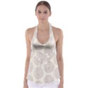 Flower Floral Star Sakura Purple Babydoll Tankini Top View1