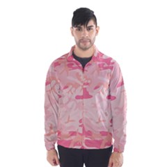 Initial Camouflage Camo Pink Wind Breaker (men) by Mariart