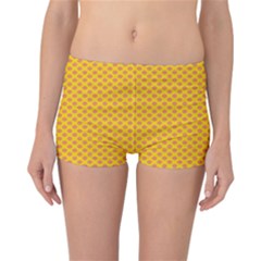 Polka Dot Orange Yellow Reversible Bikini Bottoms by Mariart