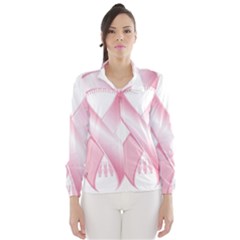 Breast Cancer Ribbon Pink Girl Women Wind Breaker (women) by Mariart