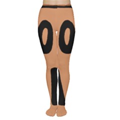 For Sale Sign Black Brown Women s Tights by Mariart