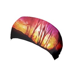 Fall Forest Background Yoga Headband