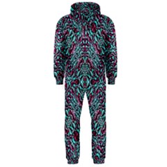 Stylized Texture Luxury Ornate Hooded Jumpsuit (men)  by dflcprintsclothing