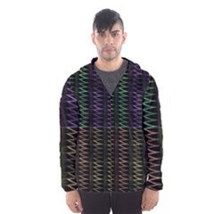 Multicolor Pattern Digital Computer Graphic Hooded Wind Breaker (men) by Nexatart