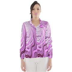 Light Pattern Abstract Background Wallpaper Wind Breaker (women) by Nexatart