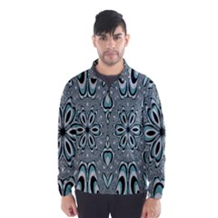 Kaleidoskope Digital Computer Graphic Wind Breaker (men) by Nexatart