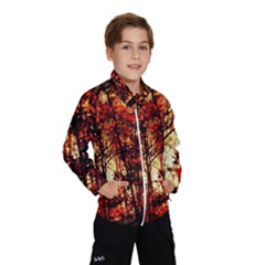 Forest Trees Abstract Wind Breaker (kids)