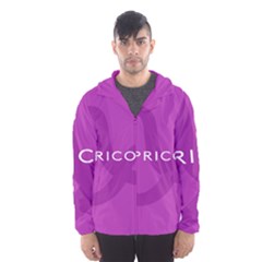 Zodiac Capricorn Purple Hooded Wind Breaker (men)