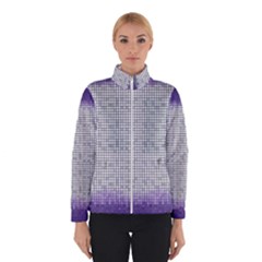 Purple Square Frame With Mosaic Pattern Winterwear by Nexatart