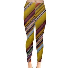 Colourful Lines Leggings  by Nexatart