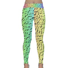 A Creative Colorful Background Classic Yoga Leggings