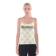 Seamless Floral Pattern Spaghetti Strap Top by TastefulDesigns