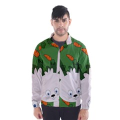 Easter Bunny  Wind Breaker (men) by Valentinaart