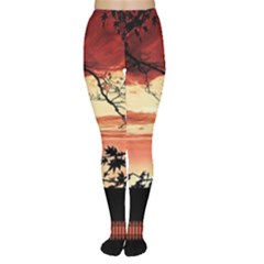 Autumn Song Autumn Spreading Its Wings All Around Women s Tights by Nexatart