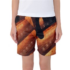 Magic Steps Stair With Light In The Dark Women s Basketball Shorts by Nexatart