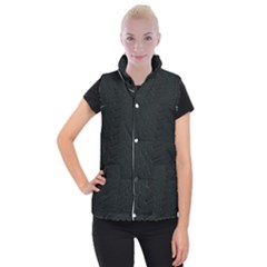 Abstract Clutter Women s Button Up Puffer Vest by Nexatart
