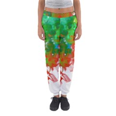 Digitally Painted Messy Paint Background Textur Women s Jogger Sweatpants by Nexatart
