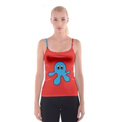 Creature Forms Funny Monster Comic Spaghetti Strap Top by Nexatart