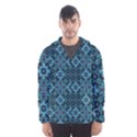 Abstract Pattern Design Texture Hooded Wind Breaker (Men) View1