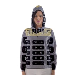 Calculator Hooded Wind Breaker (women) by Mariart