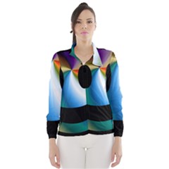 Simple Smiley In Color Wind Breaker (women) by Nexatart