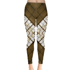 Steel Glass Roof Architecture Leggings  by Nexatart