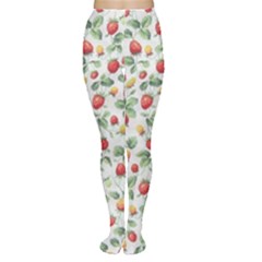 Strawberry Pattern Women s Tights by Valentinaart