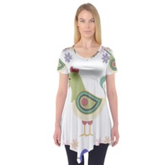 Easter Short Sleeve Tunic  by Valentinaart