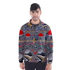 Changing Forms Abstract Wind Breaker (men) by digitaldivadesigns